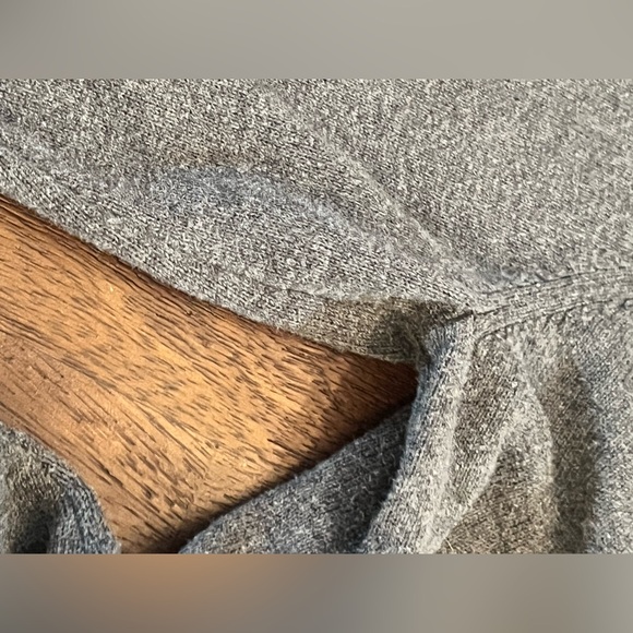 HARLEY DAVIDSON ZIP SWEATER MEDIUM GREY KNIT LOGO ON SLEEVES. - Picture 5 of 11